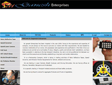 Tablet Screenshot of jaiganeshenterprises.com